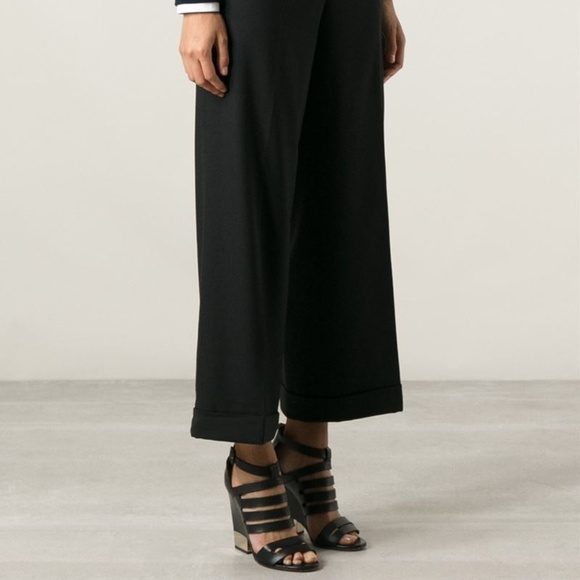 Tory Burch Pants - Tory Burch Black Wool Flat Front Culottes Pants 4